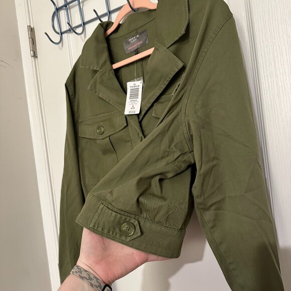 Torrid Twill Safari Jacket Size 2 - Picture 10 of 12